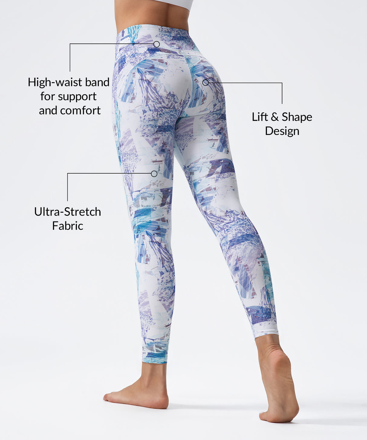 Shift Moisture-wicking Buttery Soft Yoga Leggings 24.5'' 26.5''|Women's Light Support Leggings
