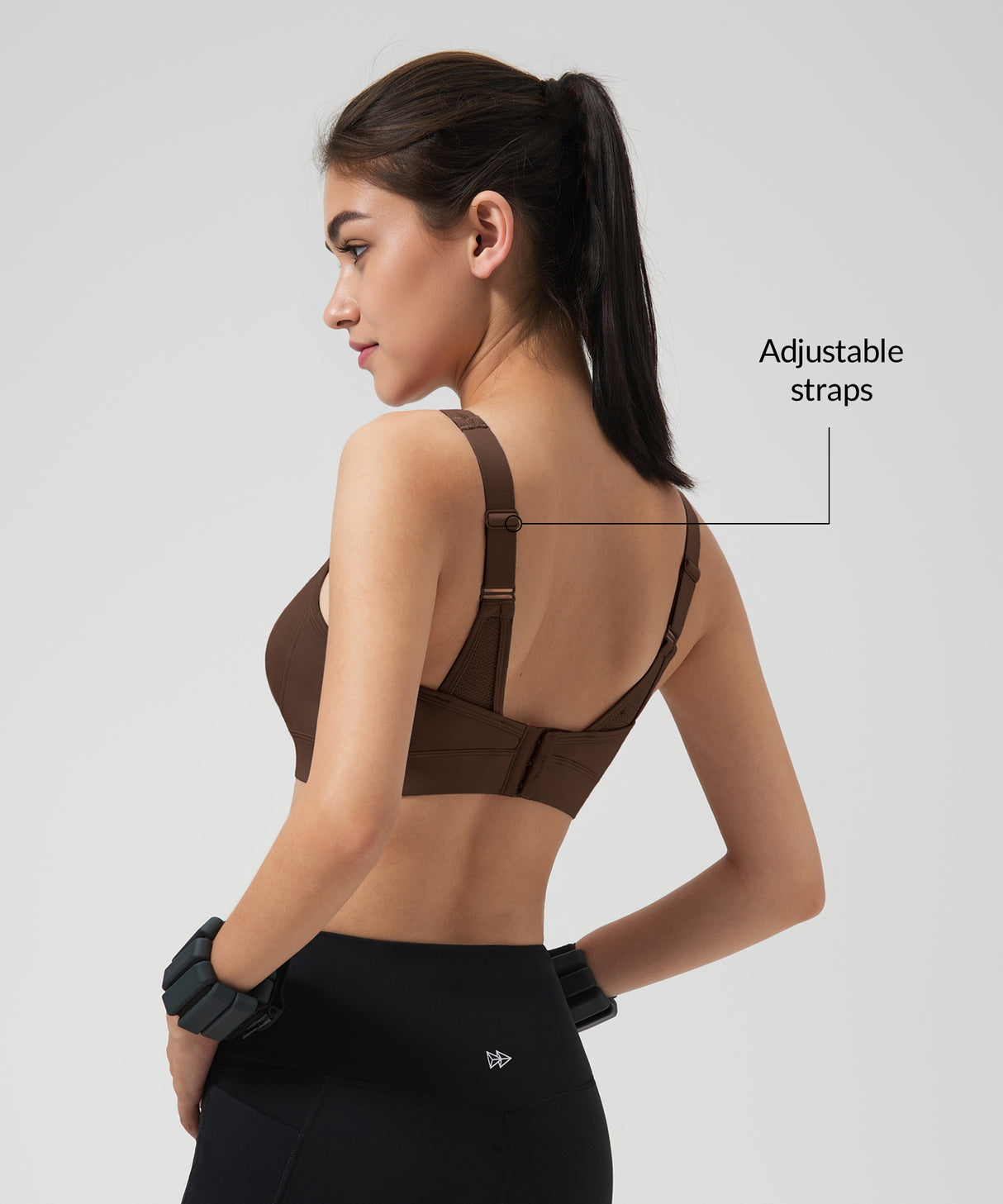 Reggiseno sportivo regolabile in rete Shift Petal Style | Reggiseno sportivo da donna con supporto medio