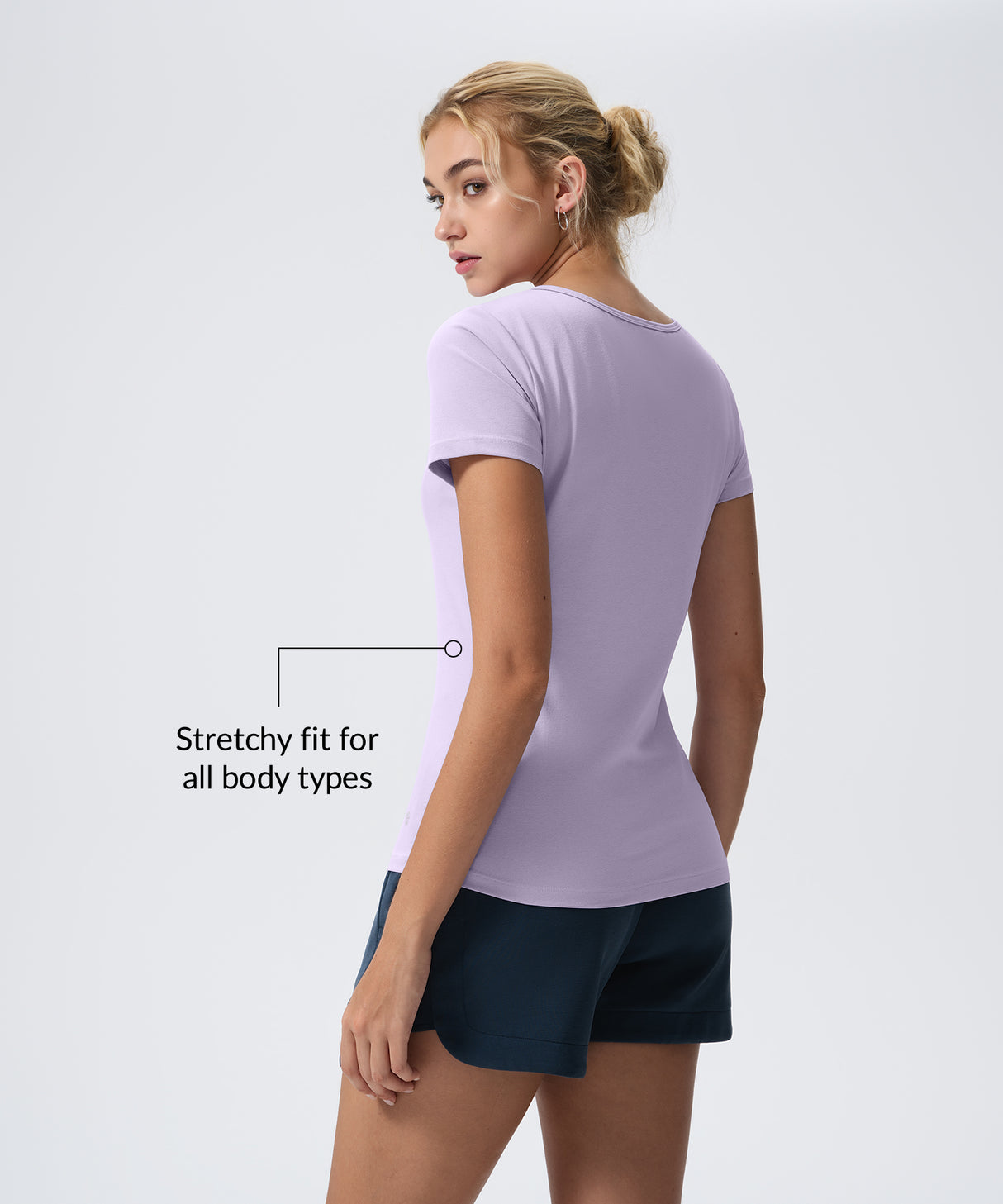 Anywhere Soft & Lightweight Basic Henley T-Shirt| Women's Short Sleeve T-shirt