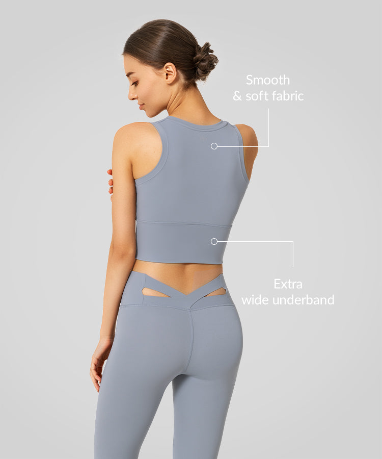 Anywhere High Neck Padded Gym Bra | Women's Light Support Sports Bra Anywhere High Neck Padded Gym Bra | Women's Light Support Sports Bra