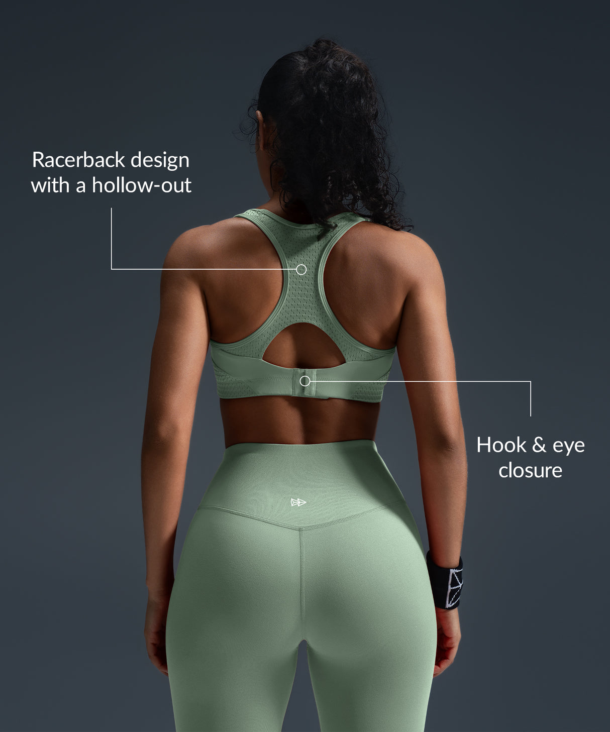 Reggiseno da corsa imbottito Sculpt Racerback Line | Reggiseno sportivo ad alto sostegno da donna