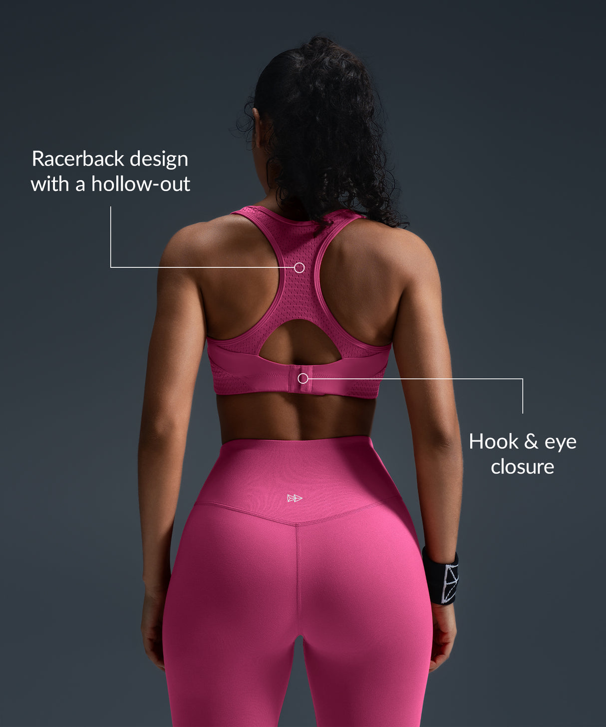 Reggiseno da corsa imbottito Sculpt Racerback Line | Reggiseno sportivo ad alto sostegno da donna