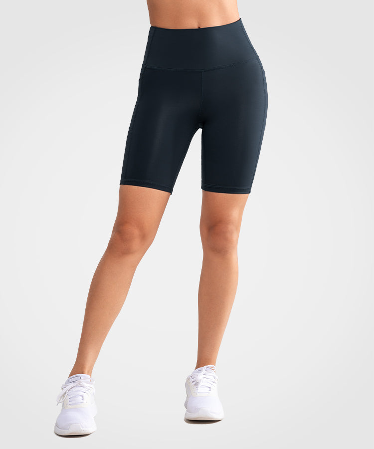 Shift High-Waist Tight Running Shorts 8 Inches | Women's High Support Sports Shorts