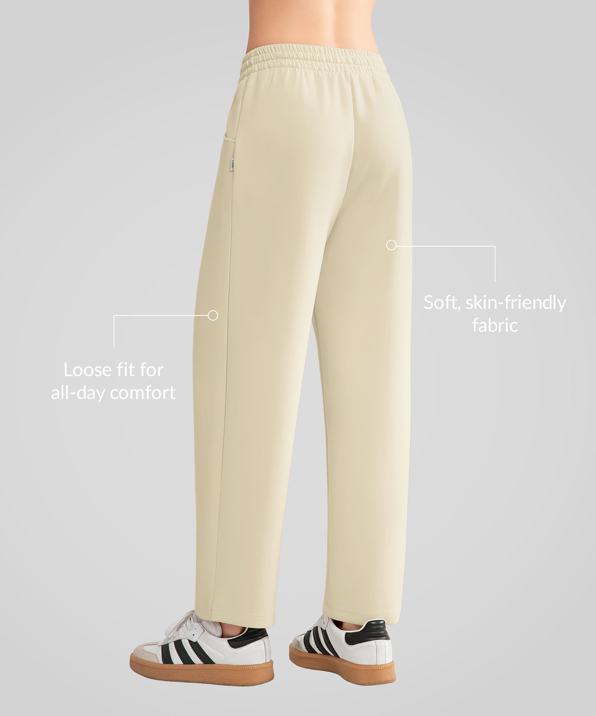 Pantalones deportivos casuales, cómodos, versátiles y holgados | Pantalones deportivos para mujer