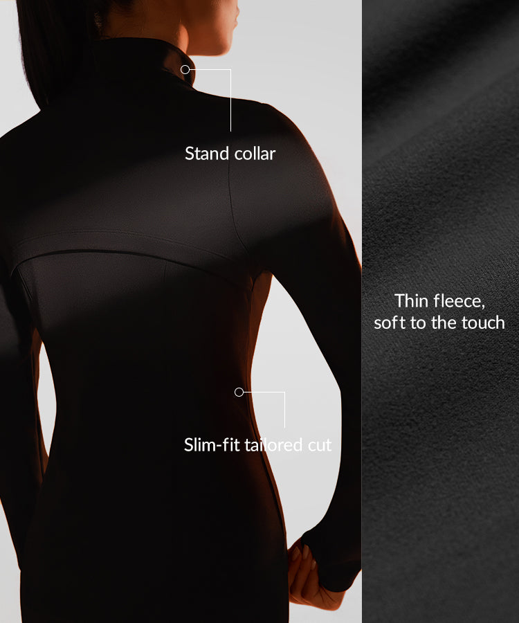 Chaqueta ligera y elástica de forro polar Shift con cremallera completa | Chaqueta deportiva para mujer