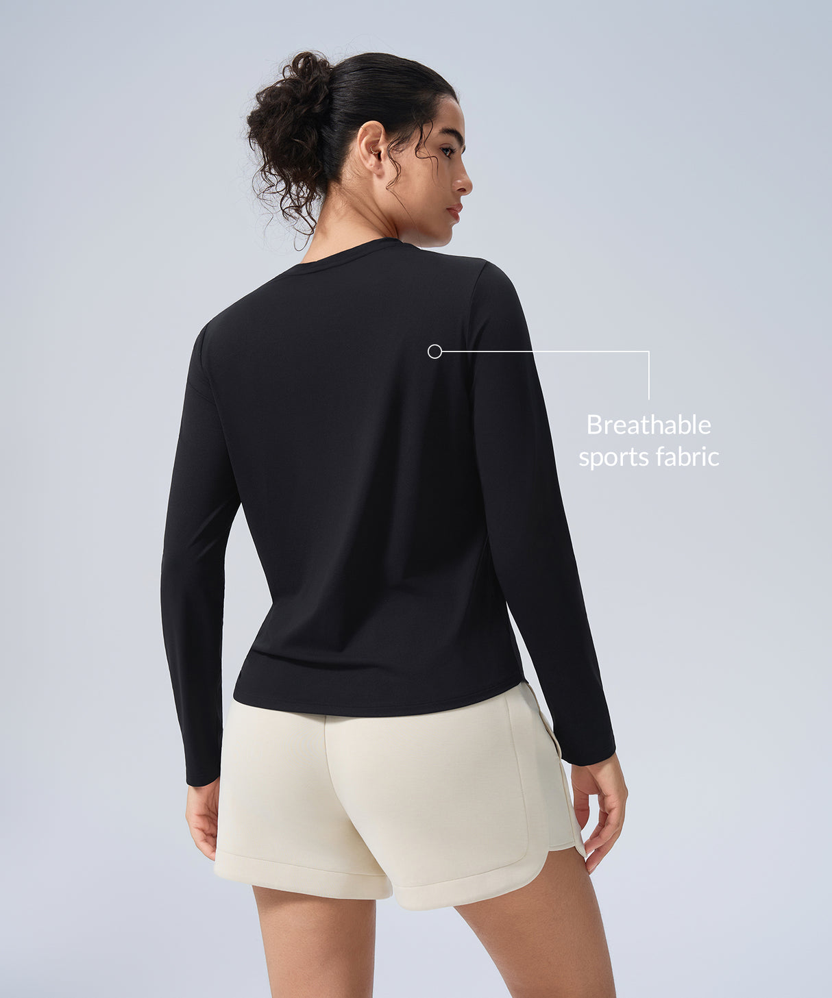 Anywhere Soft & Lightweight Basic Long Sleeve T-Shirt| Women's Long Sleeve T-shirt