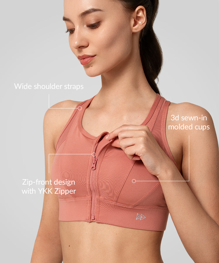 Power Cross Racerback Running Bra | Women's High Support Sports Bra Power Cross Racerback Running Bra | Women's High Support Sports Bra