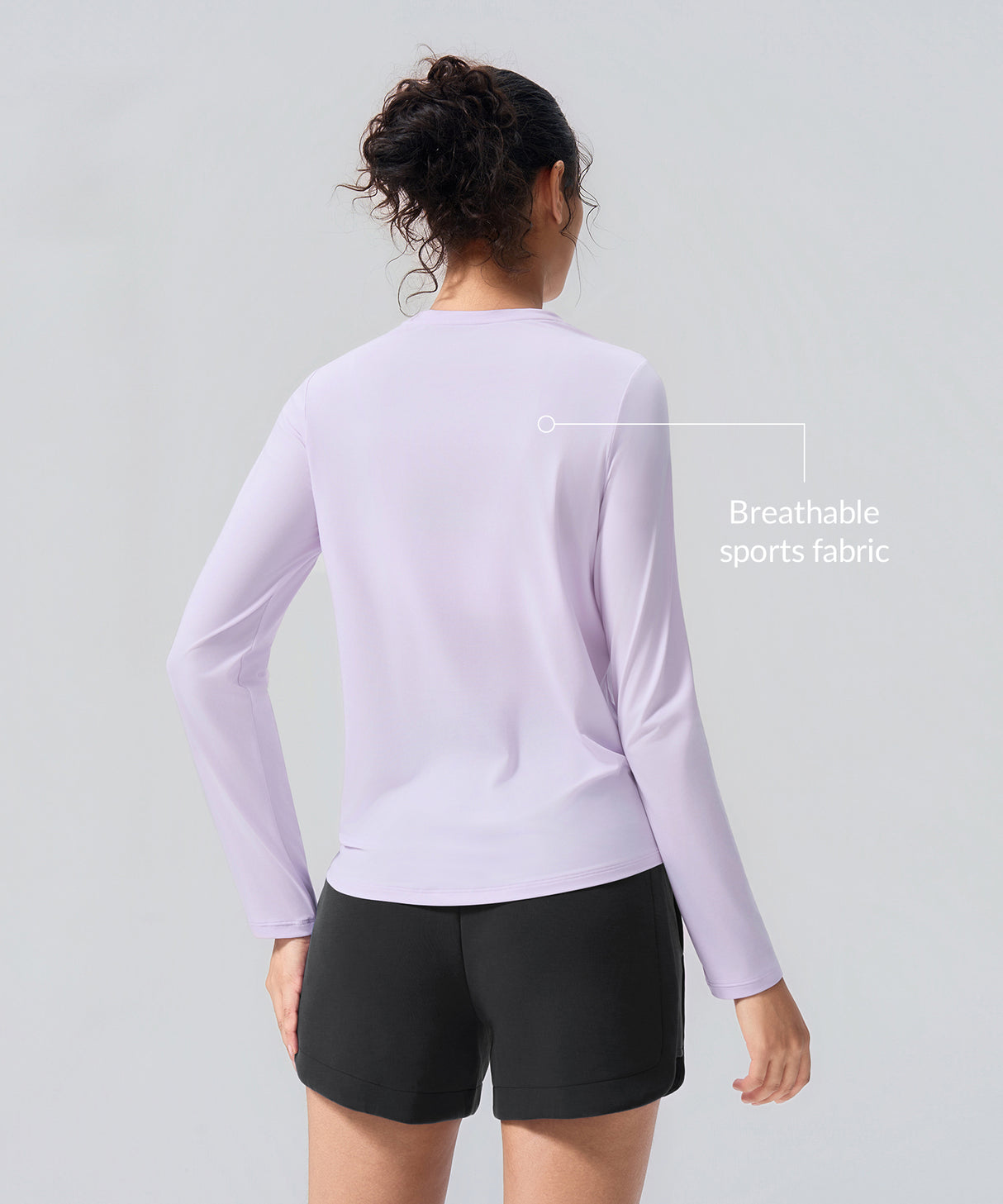 Anywhere Soft & Lightweight Basic Long Sleeve T-Shirt| Women's Long Sleeve T-shirt