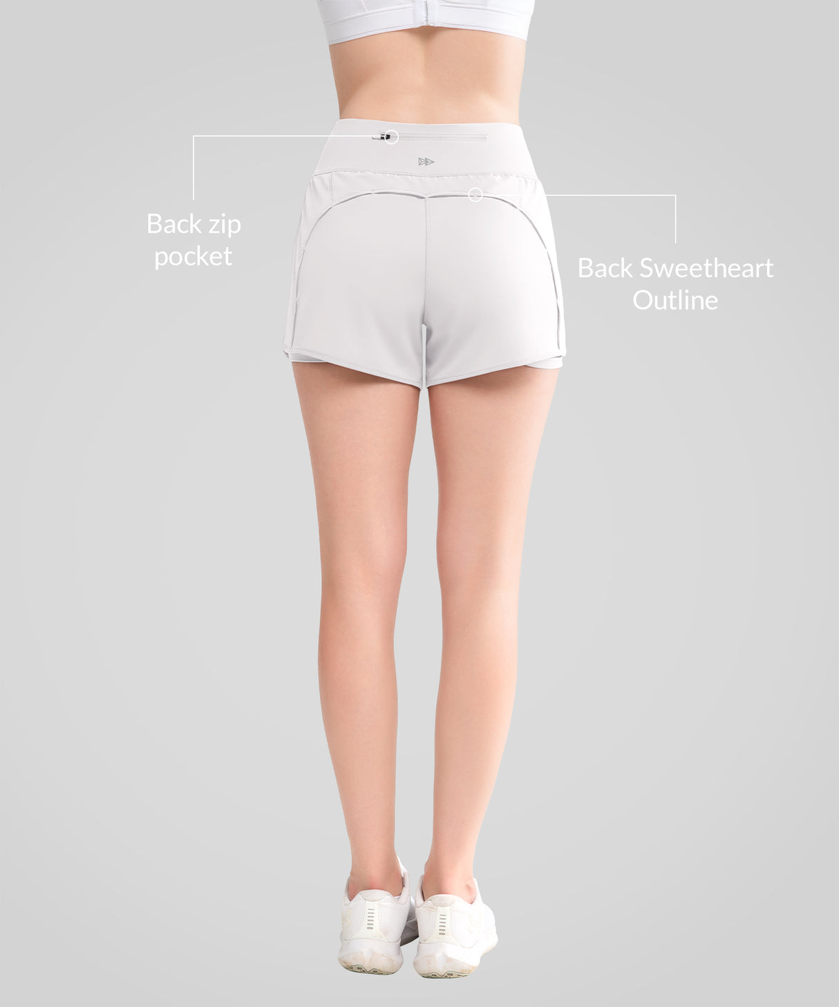 Shift™ Quick Dry Inner Mesh Workout Shorts with Pocket 3.5''| Women's Running Shorts
