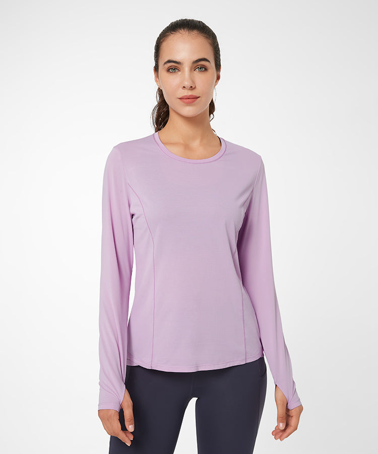 Shift Light löpar-T-shirt med meshfickor | Långärmad T-shirt för kvinnor Shift Light löpar-T-shirt med meshfickor | Långärmad T-shirt för kvinnor