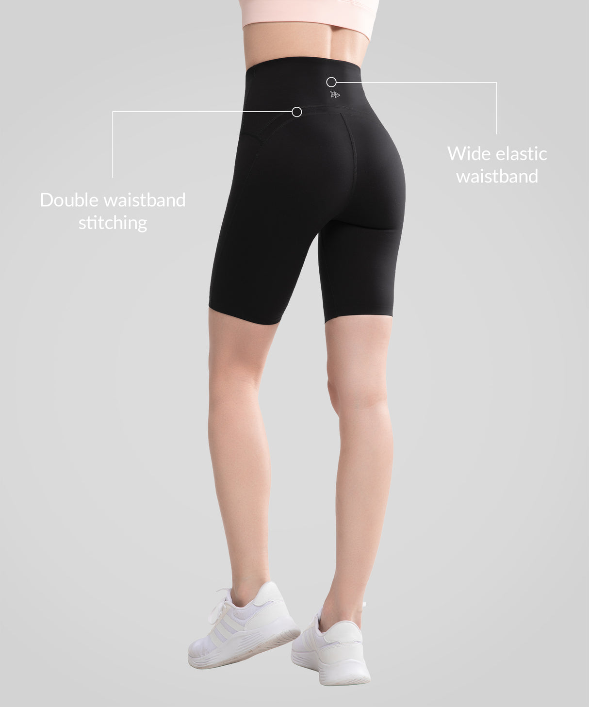 Nahtlose, rutschfeste Shift-Shorts mit hoher Taille, 8" | Laufshorts mit starkem Halt für Damen
