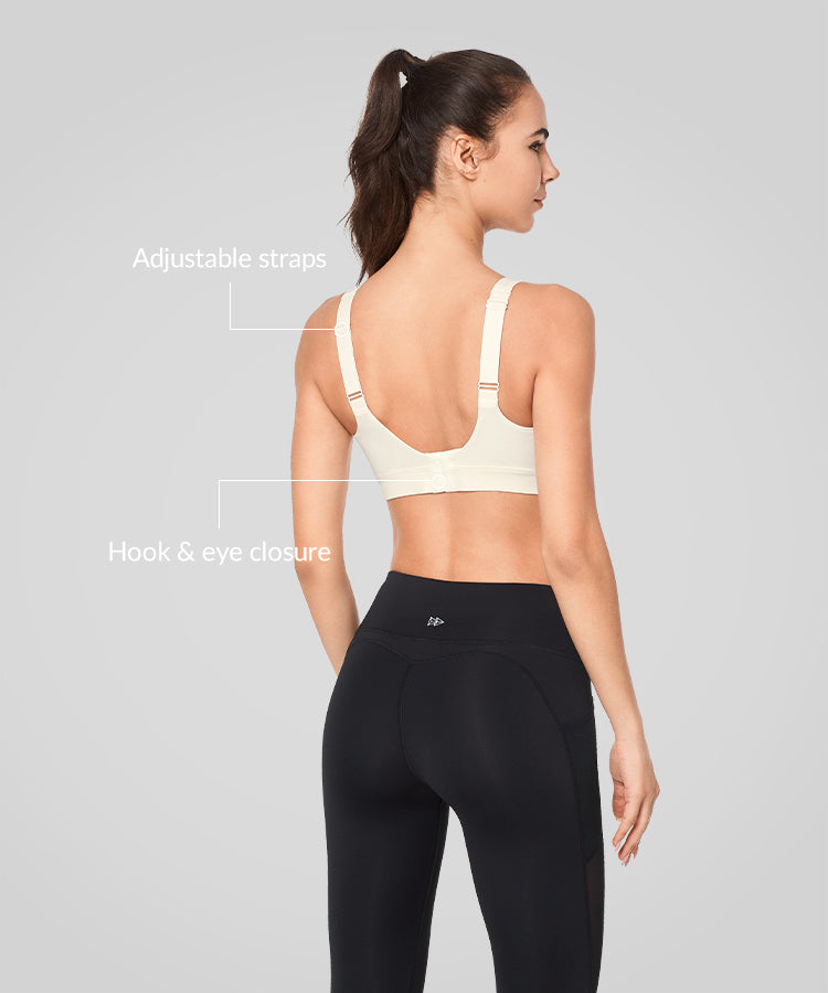 Justerbara remmar Ultramjukt löpar-BH | Sport-BH med högt stöd för kvinnor