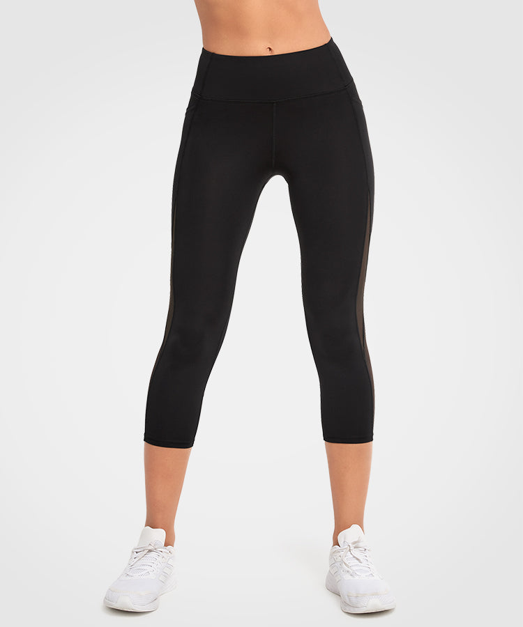 Yvette 7 8 Anywhere Stretchy Tummy Control Leggings 24 Women s High Support Leggings Black Xs