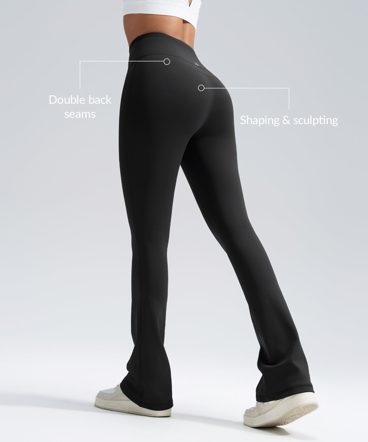 Pantaloni da yoga a gamba larga super morbidi e modellanti Anywhere | Pantaloni da donna con supporto leggero Pantaloni da yoga a gamba larga super morbidi e modellanti Anywhere | Pantaloni da donna con supporto leggero