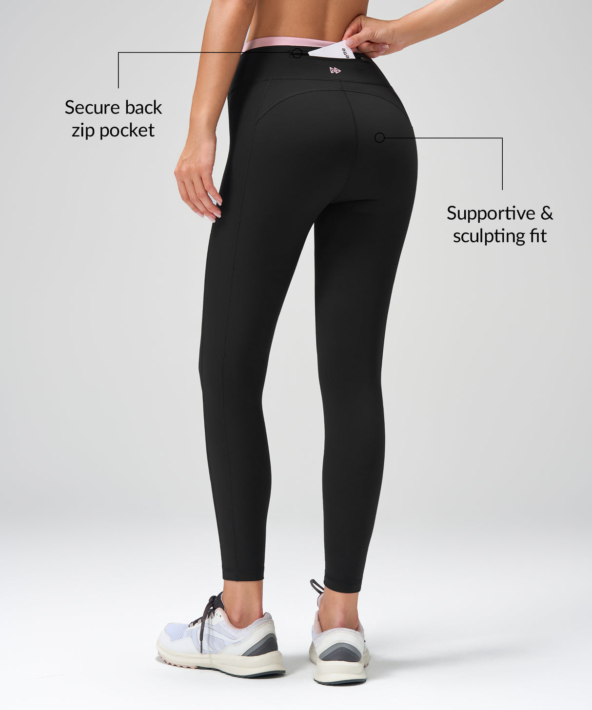 High Waist Pocket Fitness Gym Leggings 25 Inch | Women's High Support Leggings