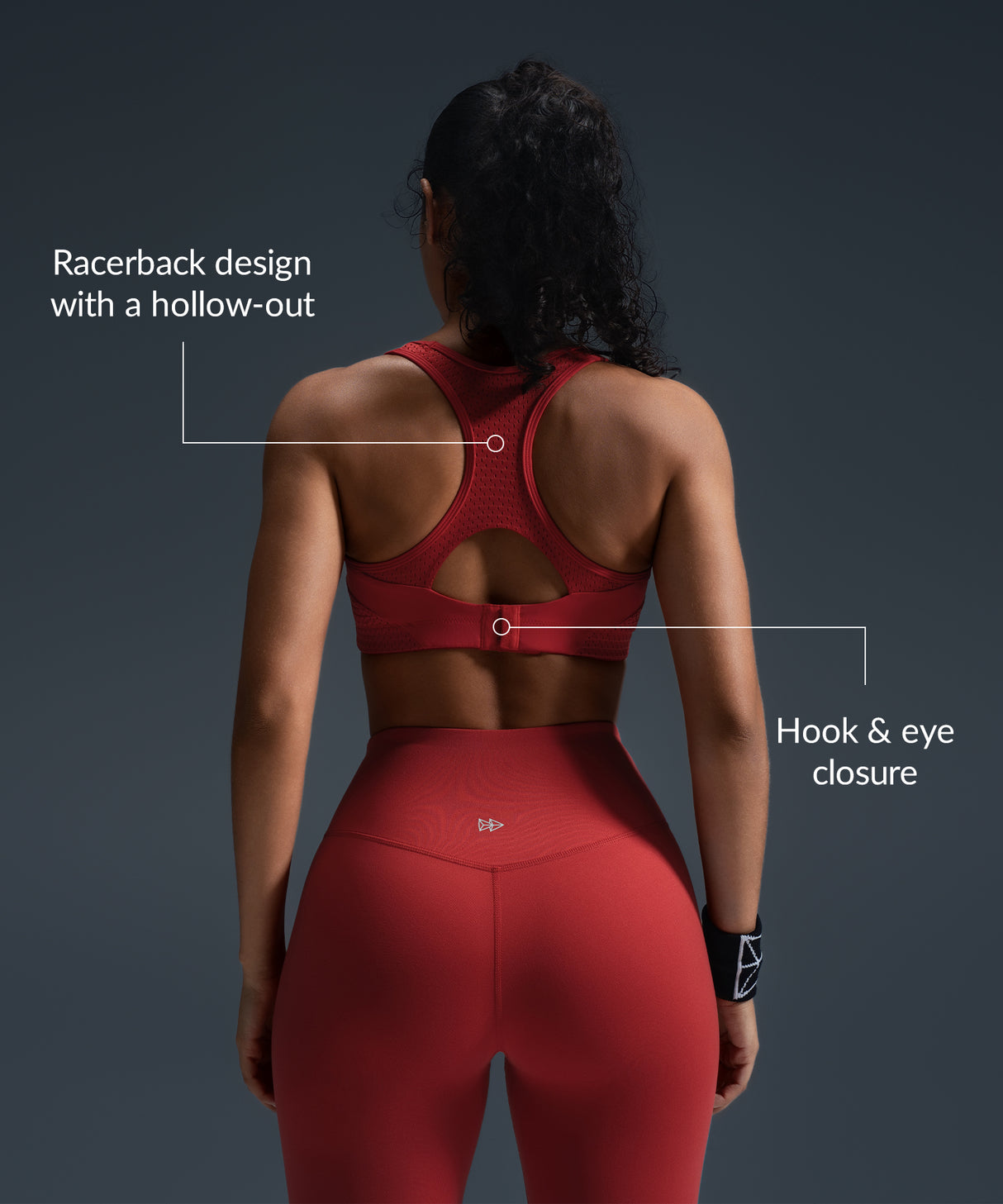 Reggiseno da corsa imbottito Sculpt Racerback Line | Reggiseno sportivo ad alto sostegno da donna