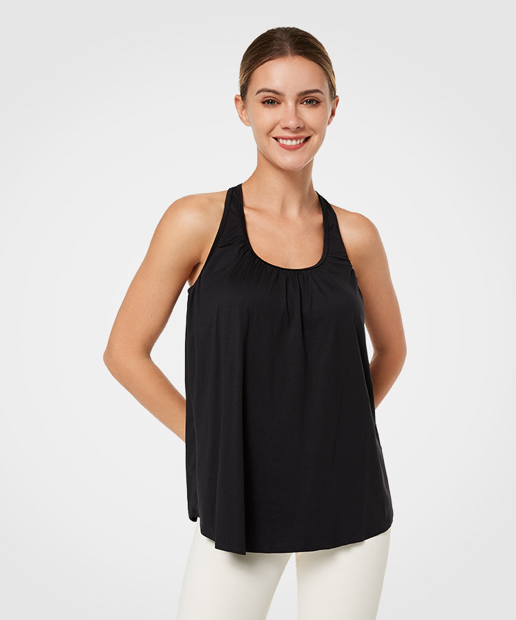 Shift Light Strappy Built-in Bra Yoga Tank