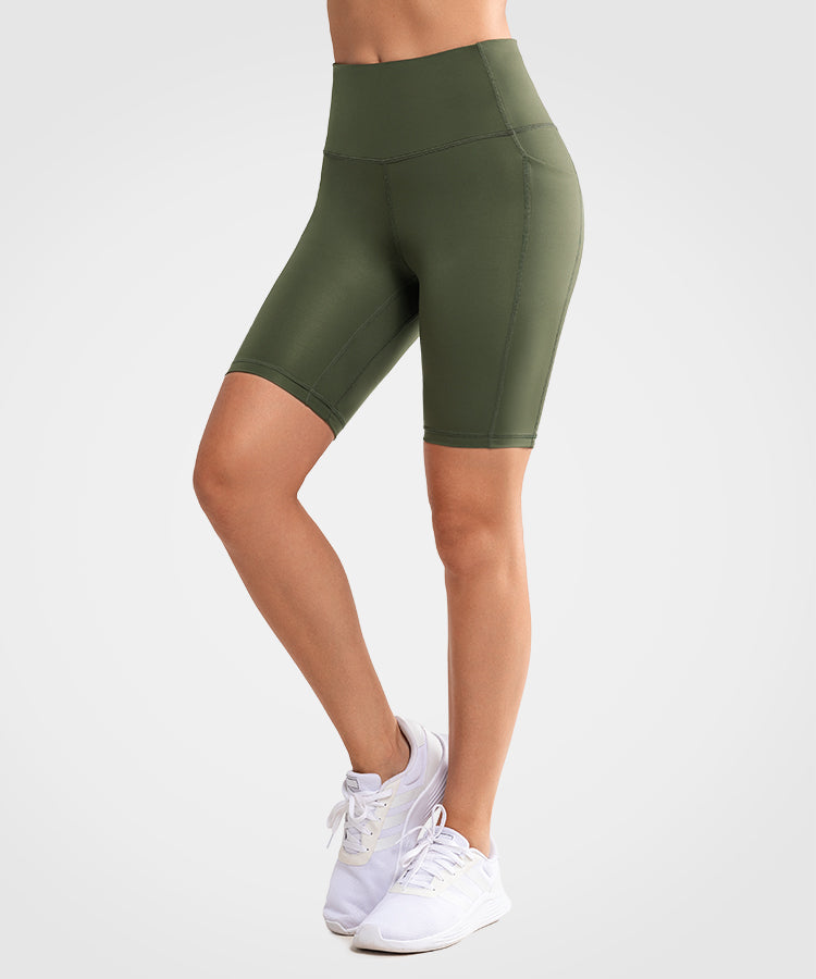 Shift High-Waist Tight Running Shorts 8 Inches | Women's High Support Sports Shorts