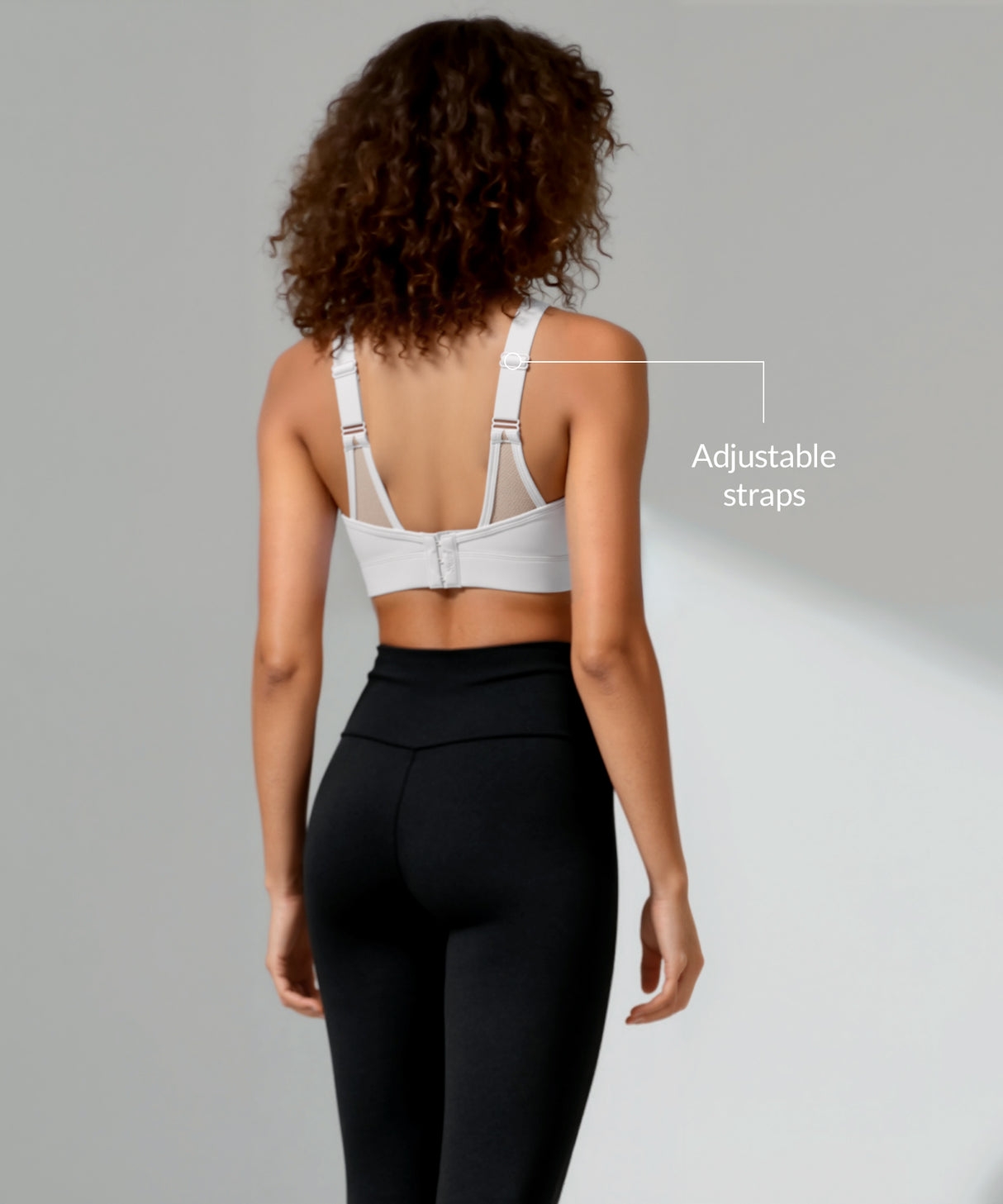 Reggiseno sportivo regolabile in rete Shift Petal Style | Reggiseno sportivo da donna con supporto medio