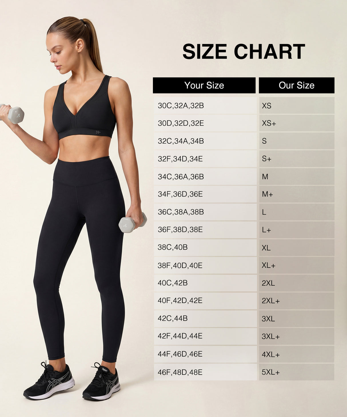 Löpar-BH med kraftfull V-ringning och vadderad rygg | Sport-BH med högt stöd för kvinnor