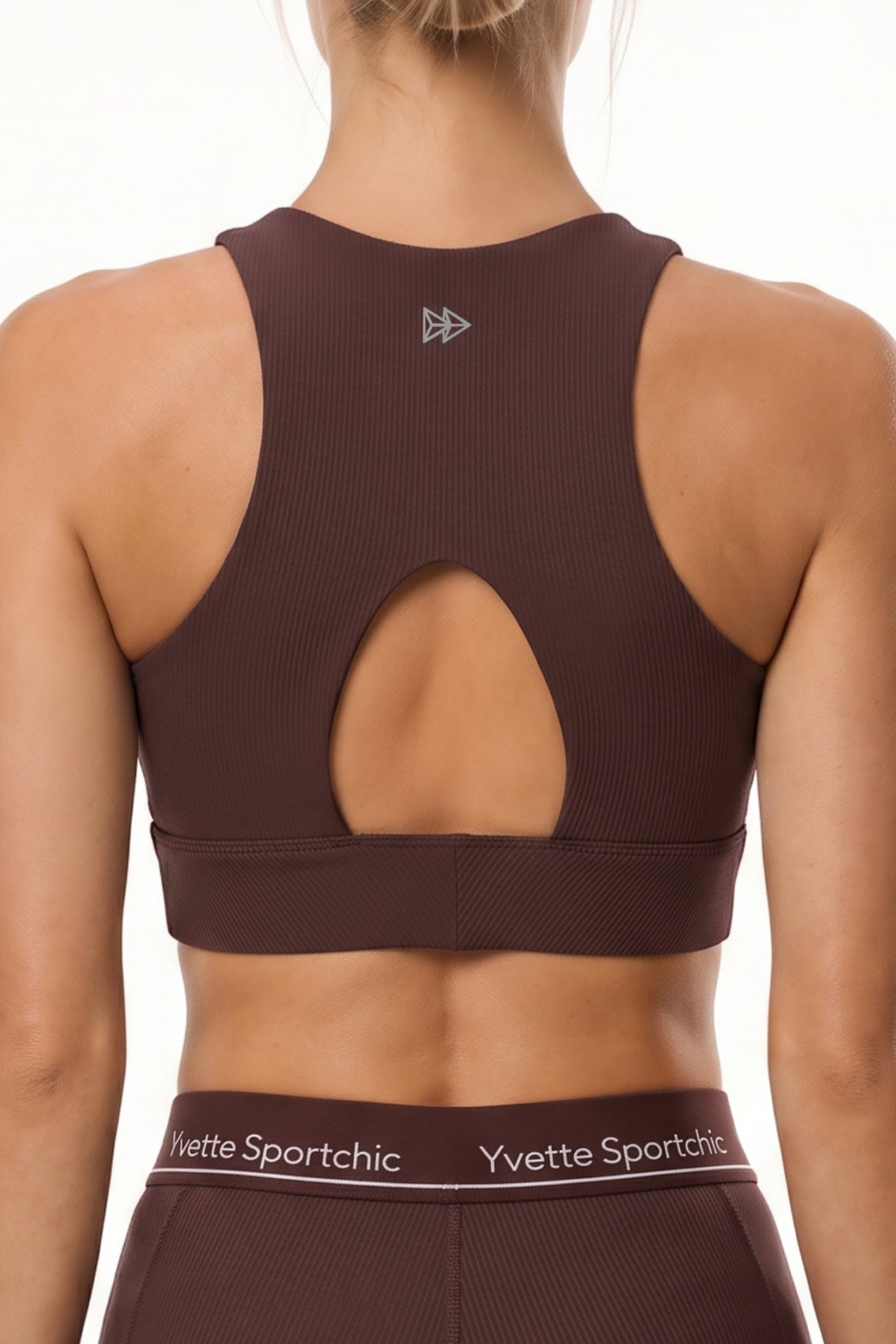 Anywhere™ Removable Cups Racerback Longline Light Support Bra | Women's Light Support Sports Bra Best For Yoga, HIIT