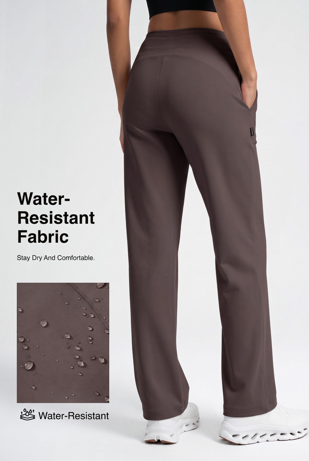 Shift™ Fleece-Lined Thermal Stretch Pants with Pockets | Women's Sports Pants