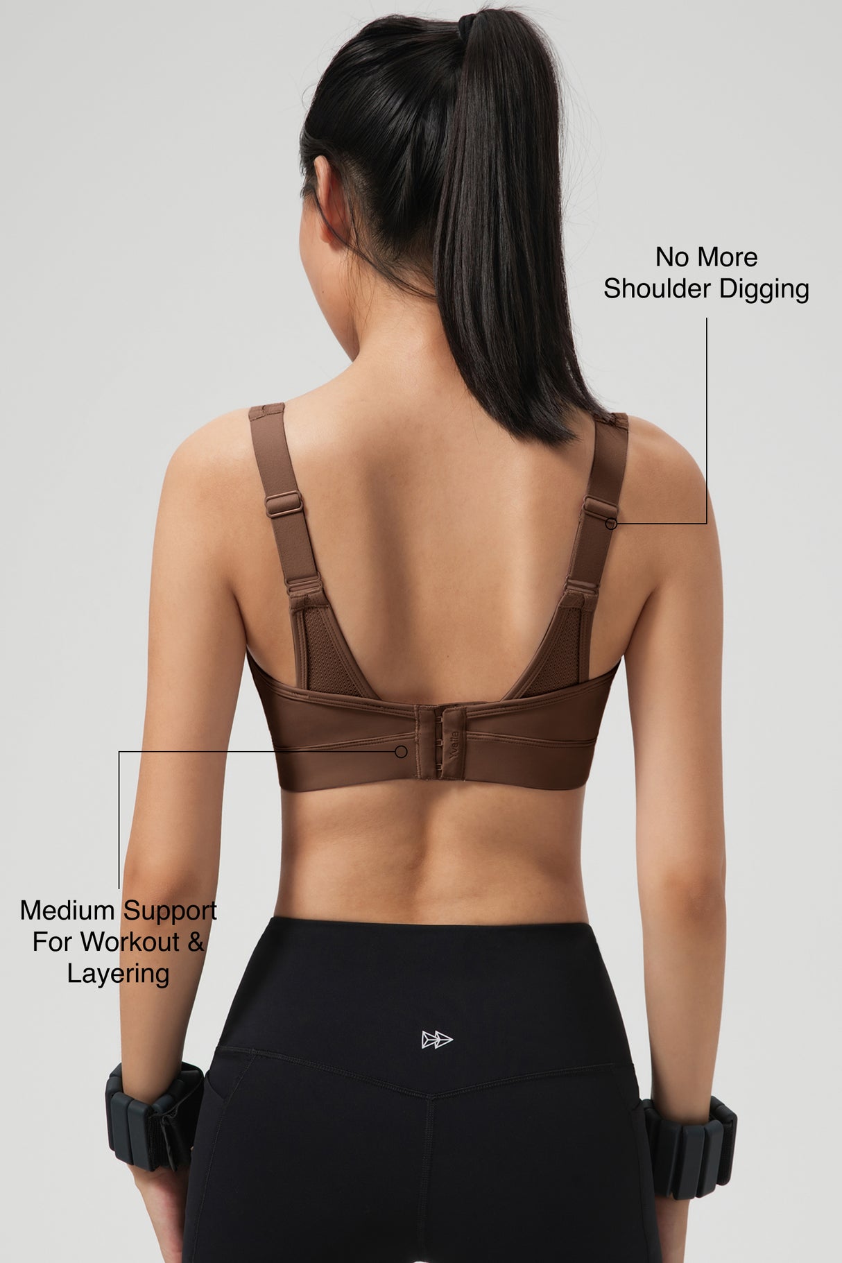 Shift Adjustable Strap Sports Bra With Breathable Mesh, Sweat-Wicking, Sustainable | Medium-Impact Support Best For Running, HIIT, Yoga & Training