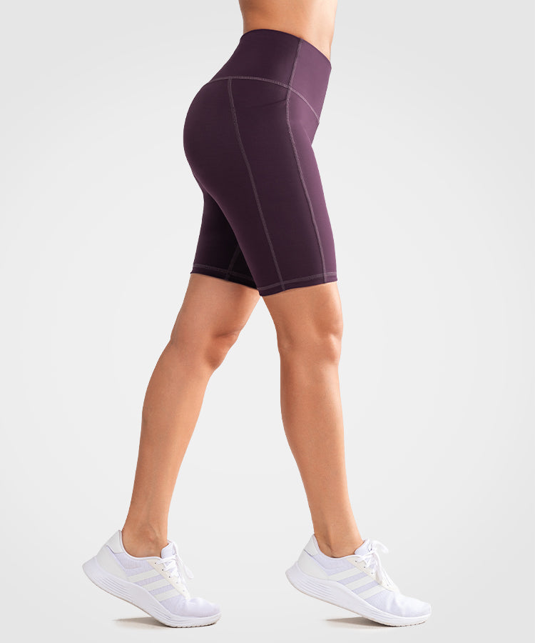 Shorts ajustados para correr Shift de cintura alta (20 cm) | Shorts deportivos de alta sujeción para mujer