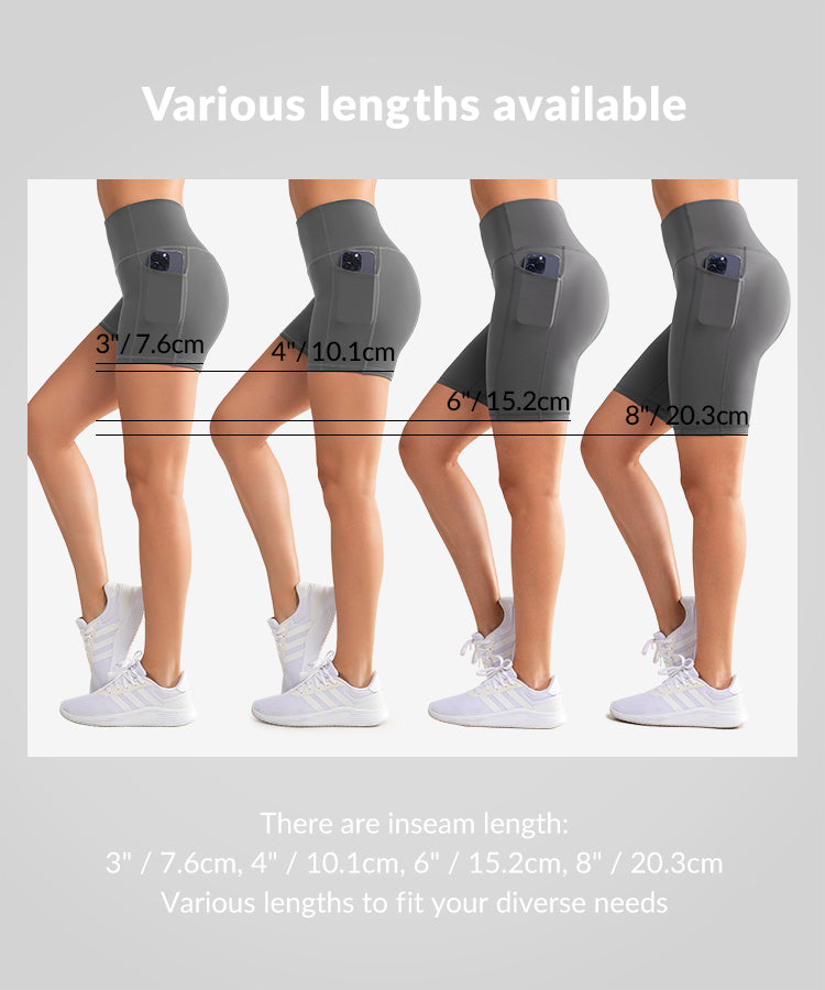 Shorts ajustados de cintura alta Shift para correr (8, 10, 15 y 20 cm) | Shorts deportivos de alta sujeción para mujer
