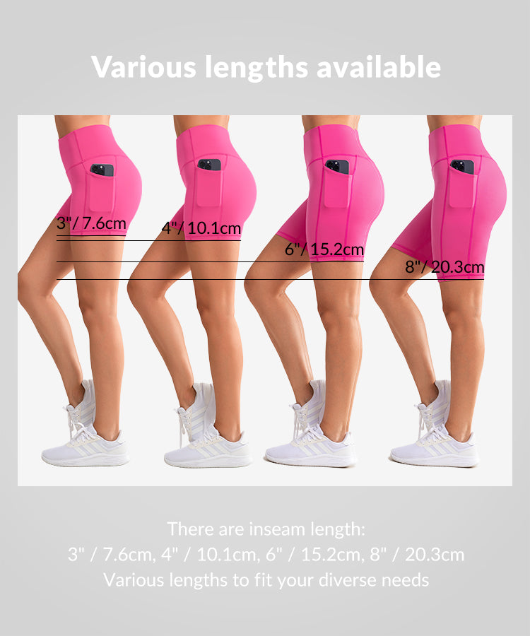 Shorts ajustados de cintura alta Shift para correr (8, 10, 15 y 20 cm) | Shorts deportivos de alta sujeción para mujer