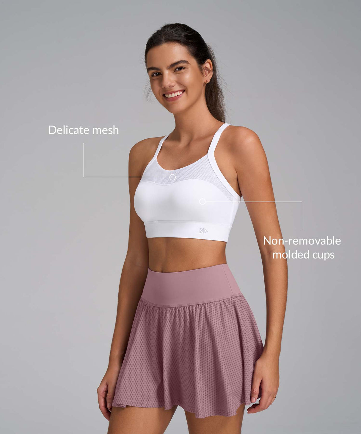 Reggiseno yoga Anywhere Minimal Seam con cuciture strette | Reggiseno sportivo leggero da donna