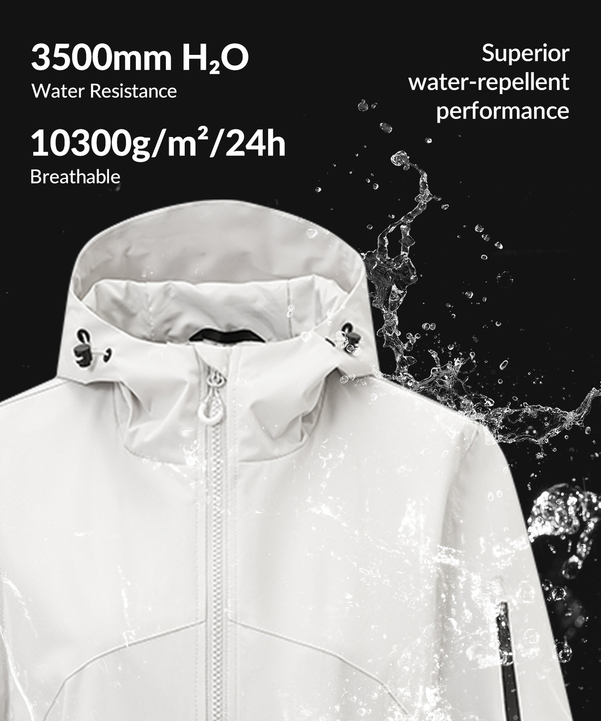 Anywhere Leichte Softshell-Winddichte Wasserdichte Jacke | Damen Sportjacke