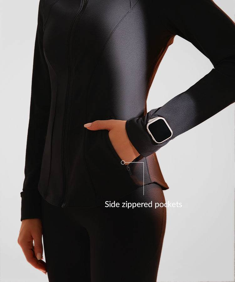 Chaqueta ligera y elástica de forro polar Shift con cremallera completa | Chaqueta deportiva para mujer