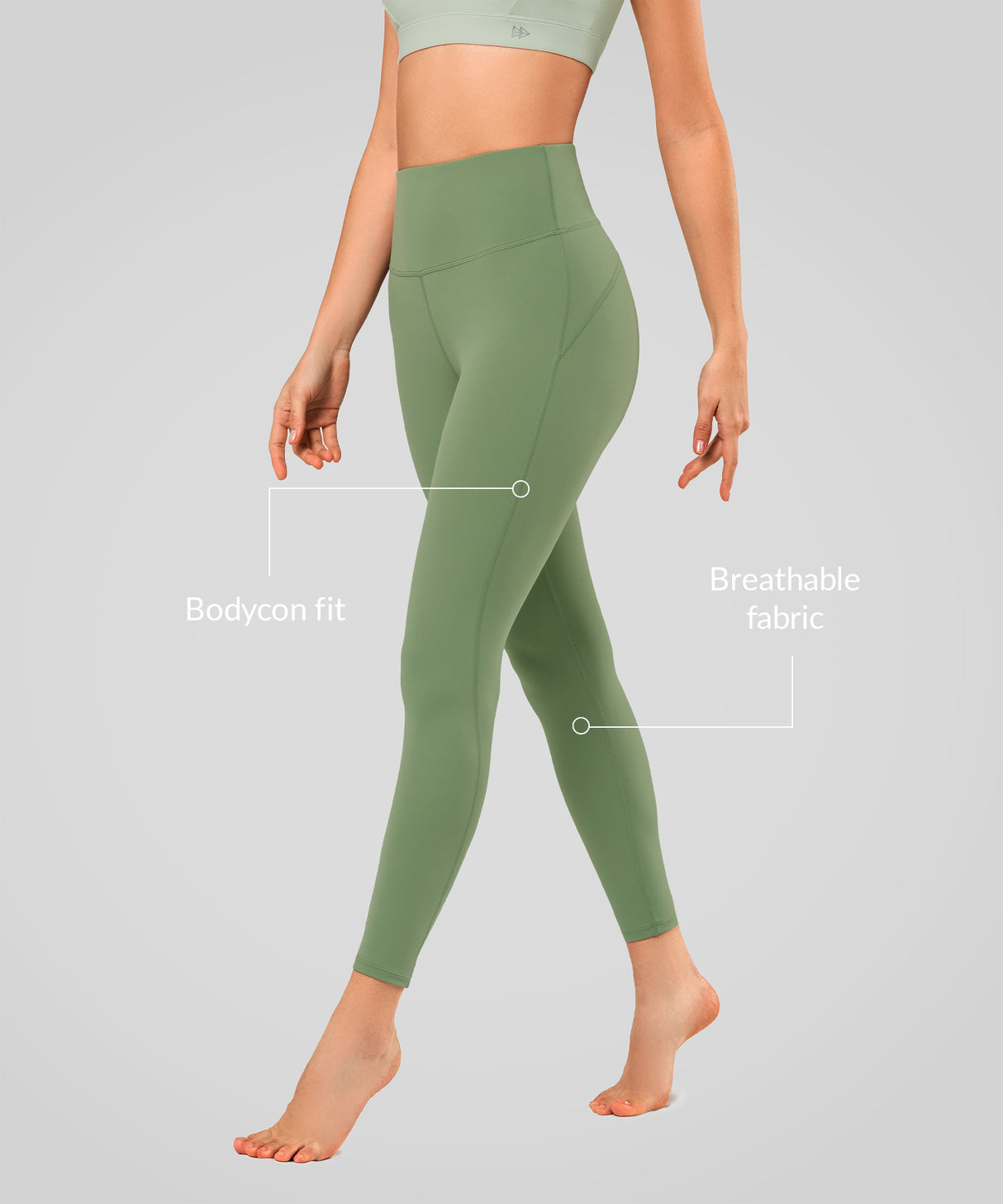 Shift Feuchtigkeitsableitende, butterweiche Yoga-Leggings 24'' 26,5'' | Leicht stützende Leggings für Damen