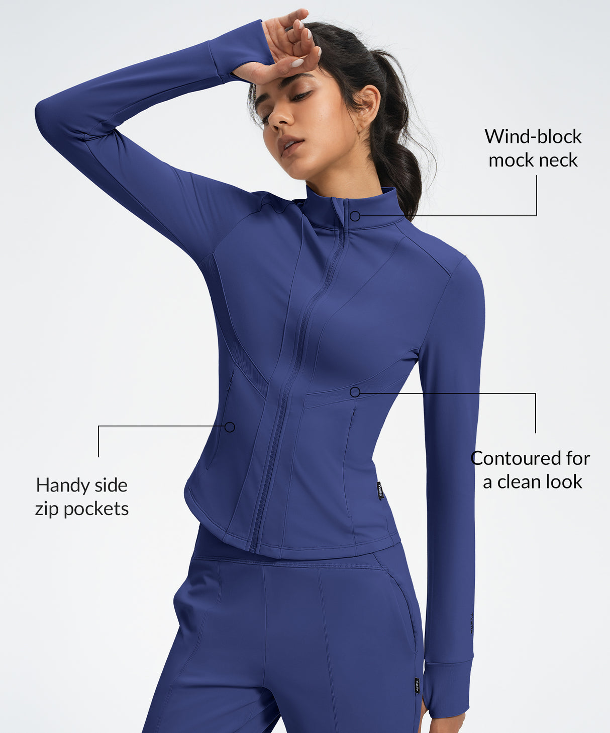 Shift Upgraded Fleece Stretch Full-Zip Water-Resistant Jacket | Women's Sports Jacket