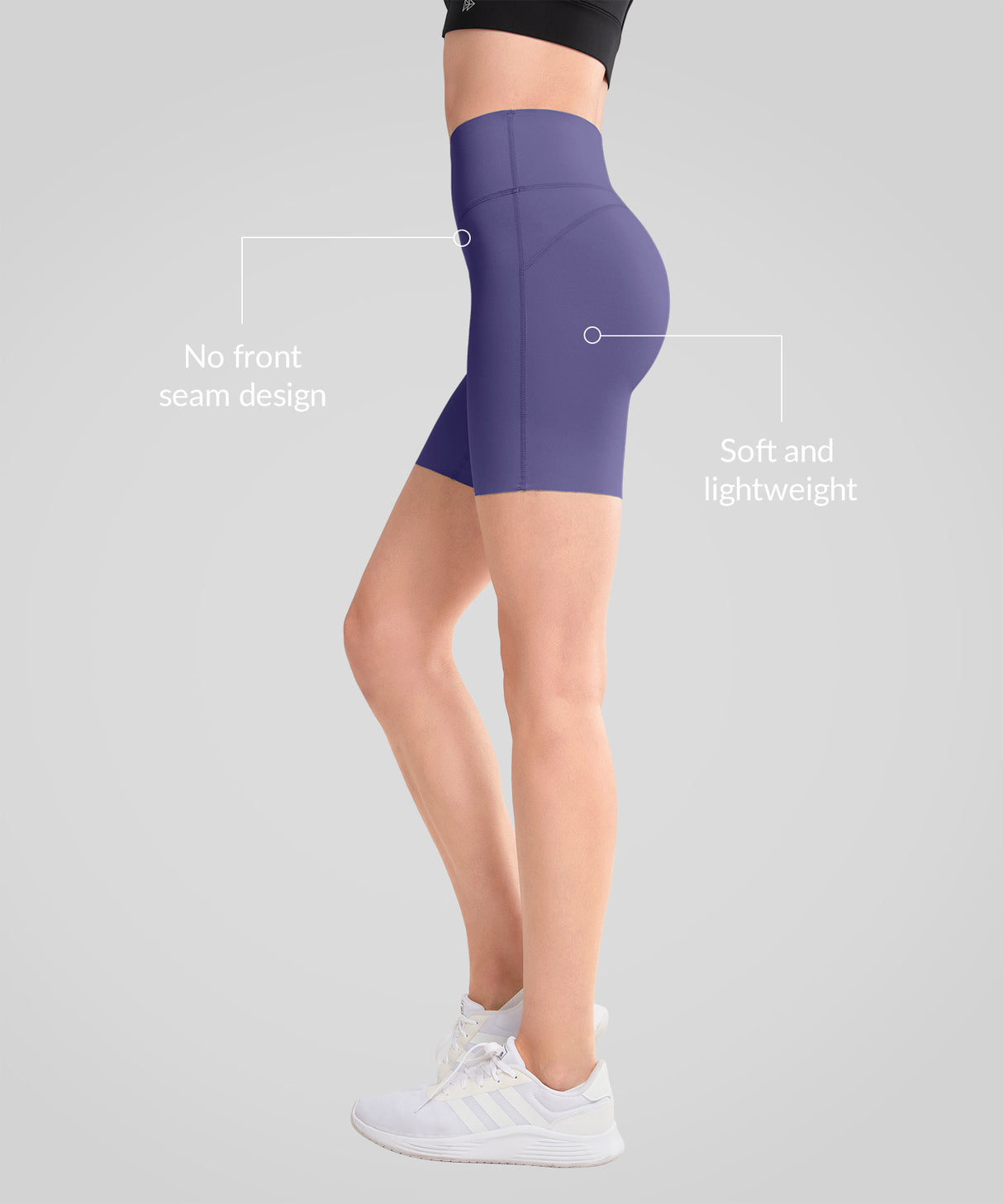 Shift Stretchy Soft Double Seam Shorts 8" | Laufshorts mit starkem Halt für Damen Shift Stretchy Soft Double Seam Shorts 8" | Laufshorts mit starkem Halt für Damen