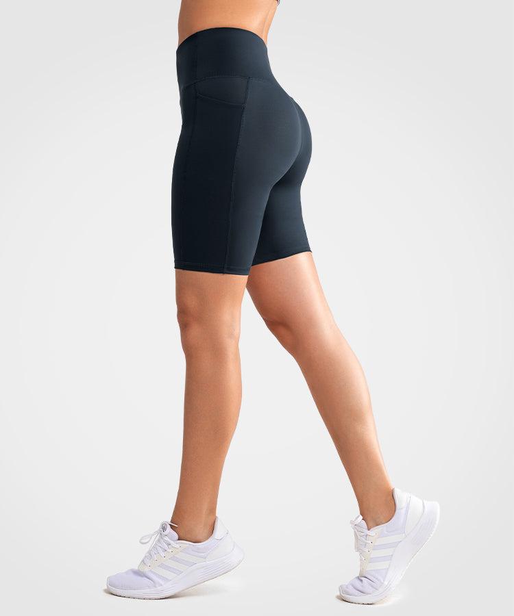 Shift High-Waist Tight Running Shorts 8 Inches | Women's High Support Sports Shorts