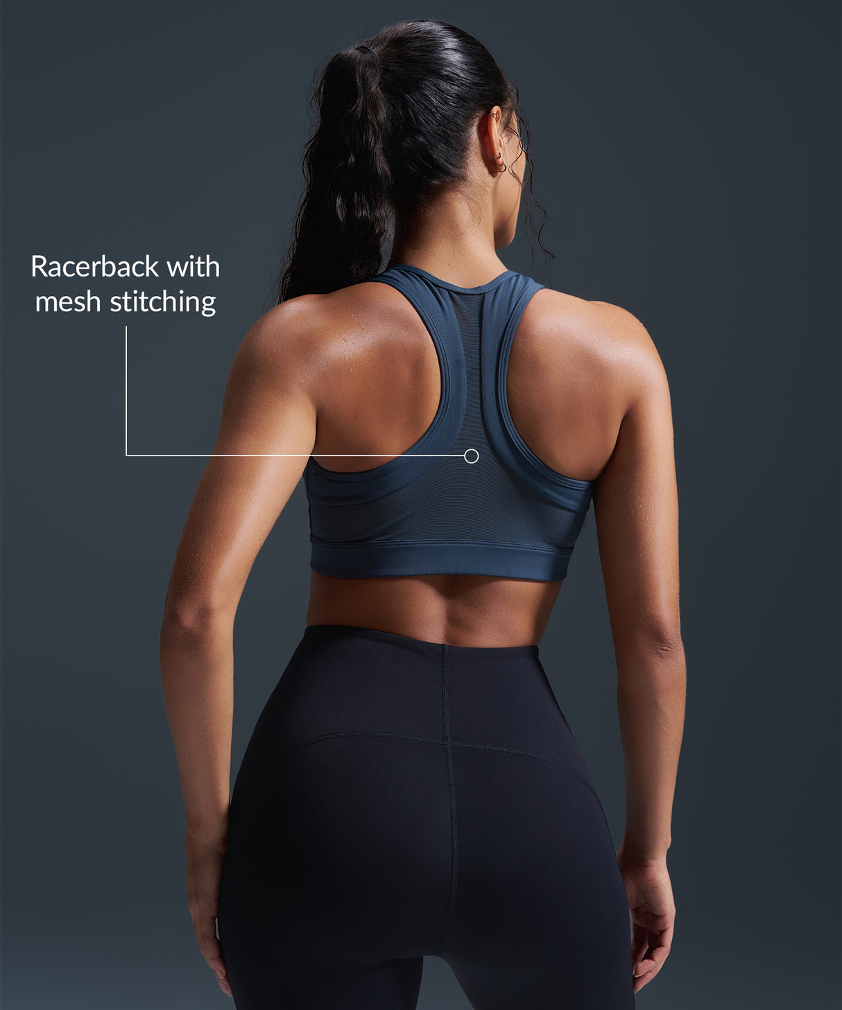 Enfold Zip Front Mesh Racerback Padded Running Bra | Women's High Support Sports Bra Enfold Zip Front Mesh Racerback Padded Running Bra | Women's High Support Sports Bra