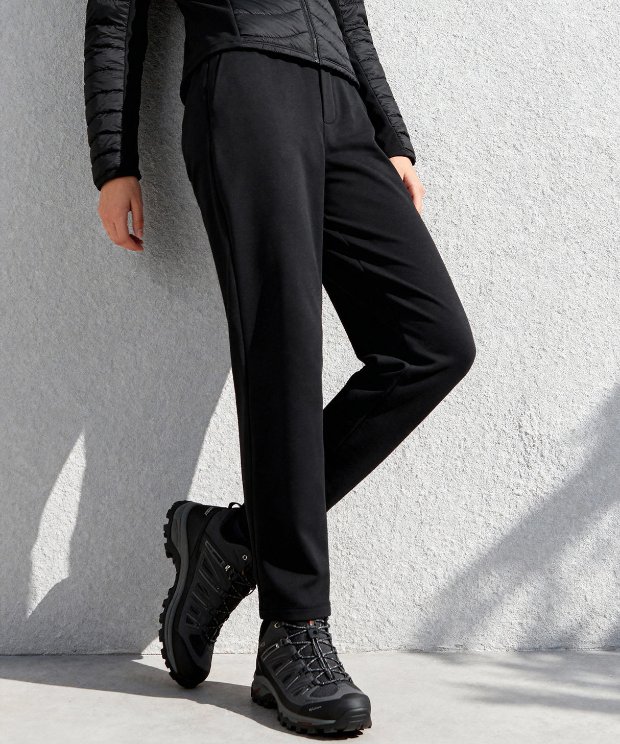 Wasserabweisende, fleecegefütterte Freizeithose (76 cm) | Damen-Sporthose