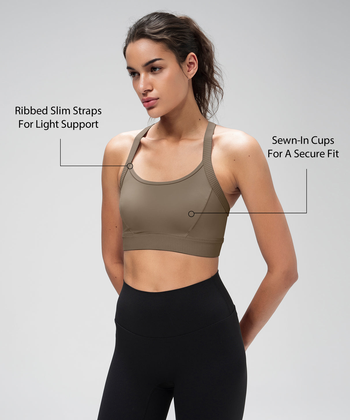 Shift Ribbed Sewn-in Pads Racerback Running Bra | Women's High Support Sports Bra Shift Ribbed Sewn-in Pads Racerback Running Bra | Women's High Support Sports Bra