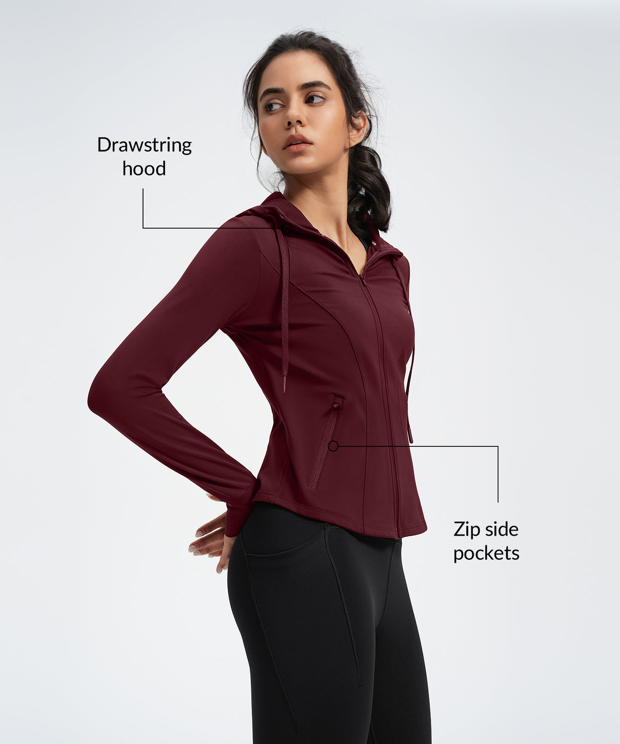 Vattentålig Shift Fleecejacka med Hel Dragkedja | Sportjacka för Dam