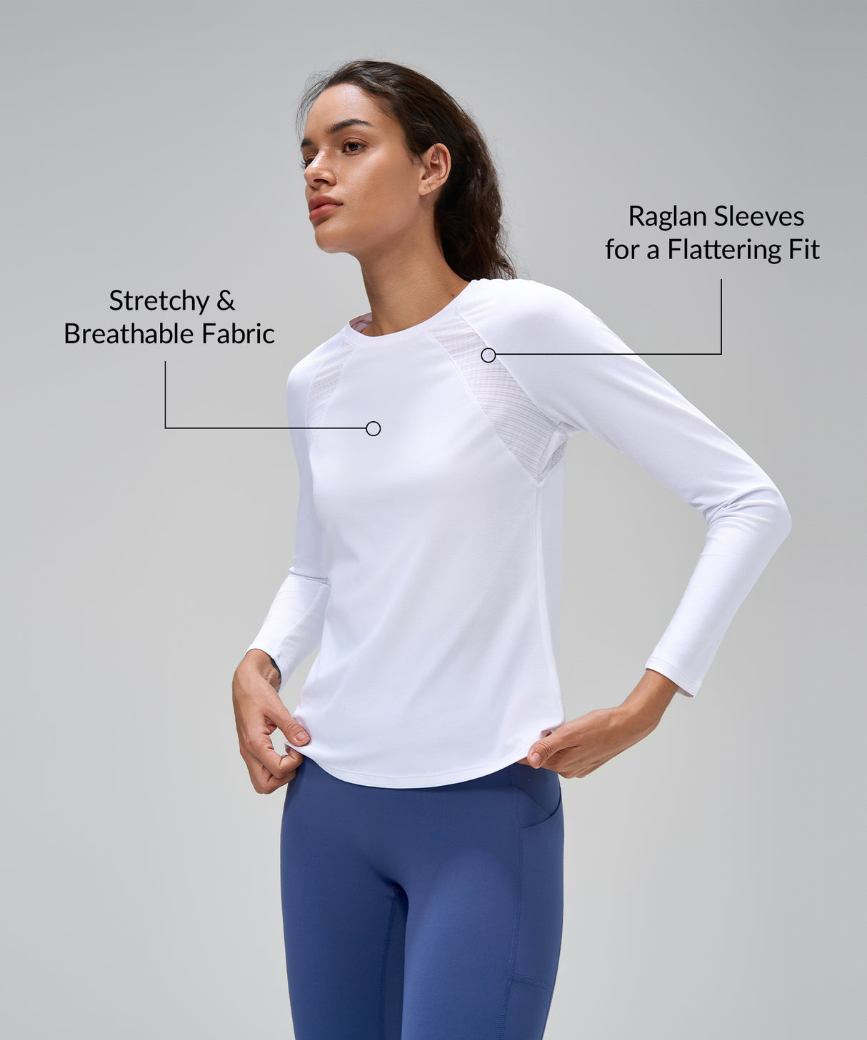 Anywhere Performance Mesh Long Sleeve T-shirt | Women's Long Sleeve T-shirt