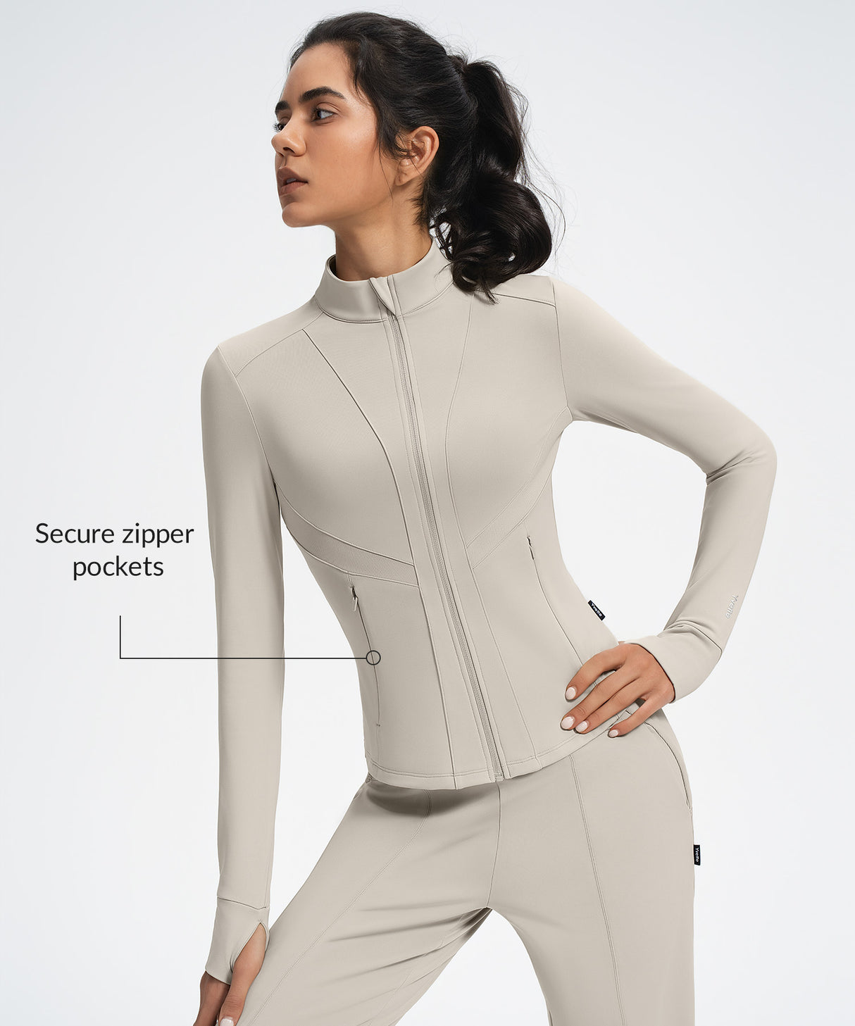 Shift Upgraded Fleece Stretch Full-Zip Water-Resistant Jacket | Women's Sports Jacket