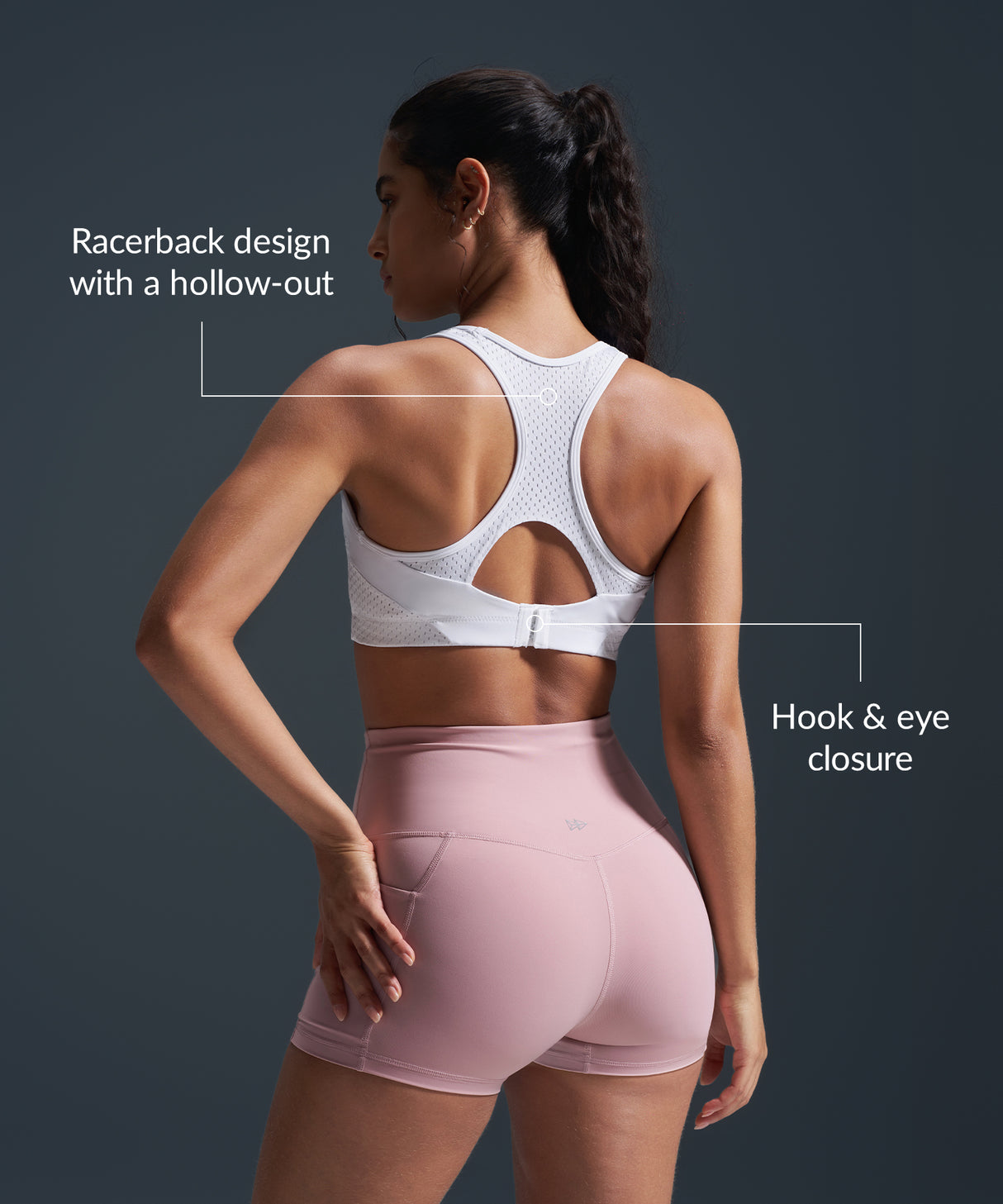 Sculpt Racerback Line Vadderad Löpar-BH | Sport-BH med Högt Stöd för Damer