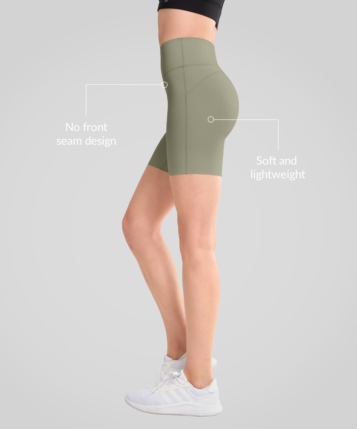 Shift Stretchy Soft Double Seam Shorts 8"| Women's High Support Running Shorts Shift Stretchy Soft Double Seam Shorts 8"| Women's High Support Running Shorts