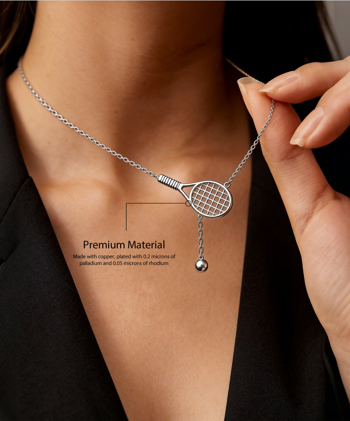Yvette Premium Cross Sports Necklace