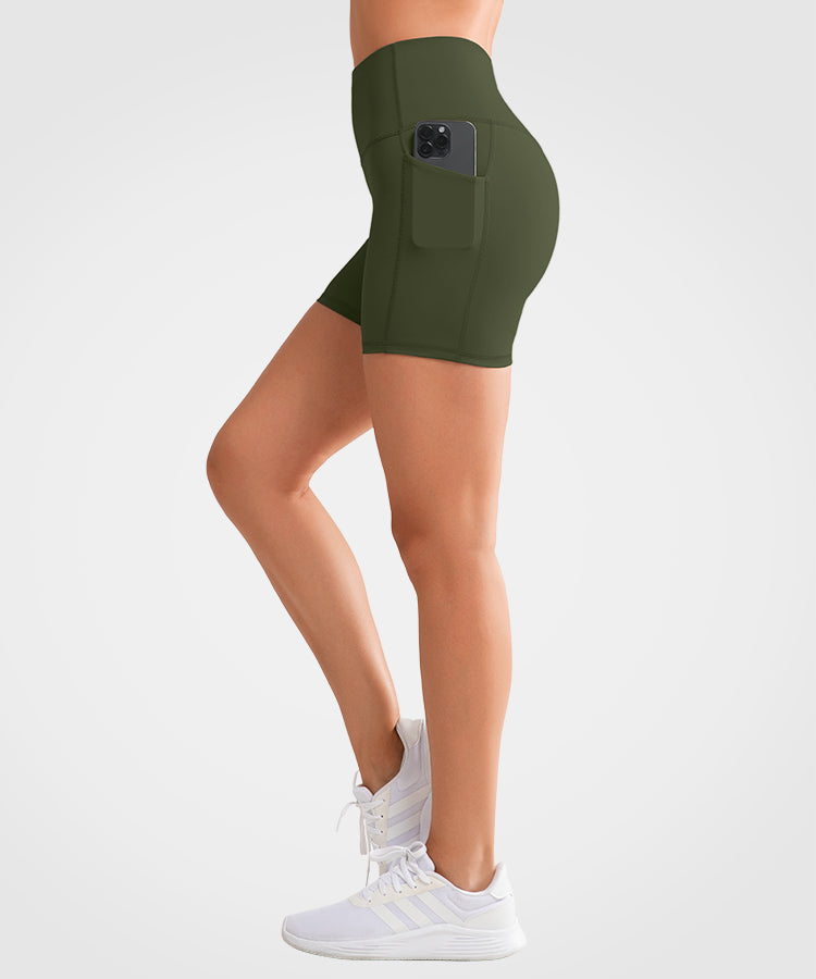 Shift High-Waist Tight Laufshorts 4 Zoll | Damen Sportshorts mit starkem Halt