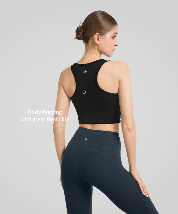 Nahtloser Yoga-BH mit Schnürung | Leicht stützender Sport-BH für Damen
