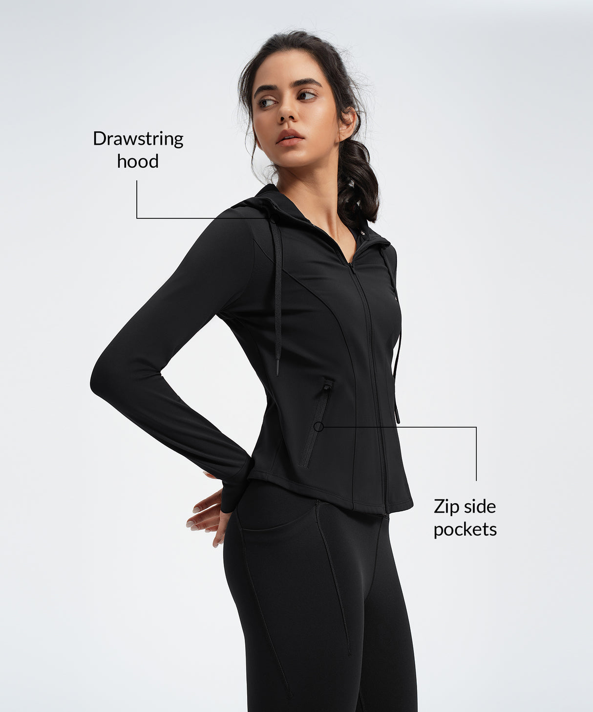 Shift Fleece Water Resistant Stretchy Full Zip Jacket | Women's Sports Jacket