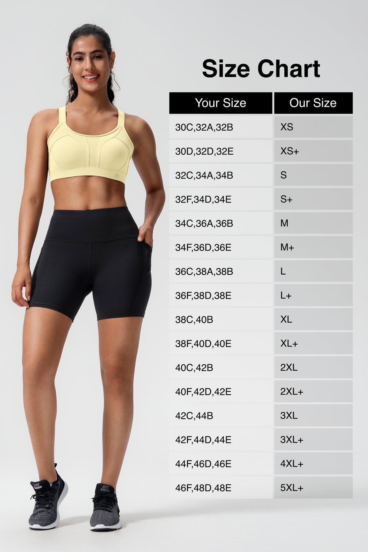 Power™ Adjustable Crisscross Padded Running Bra | Women's High Support Sports Bra